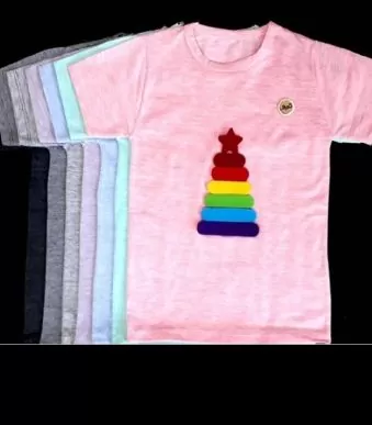 تیشرت بچه گانه طرح قلعه ستاره دار